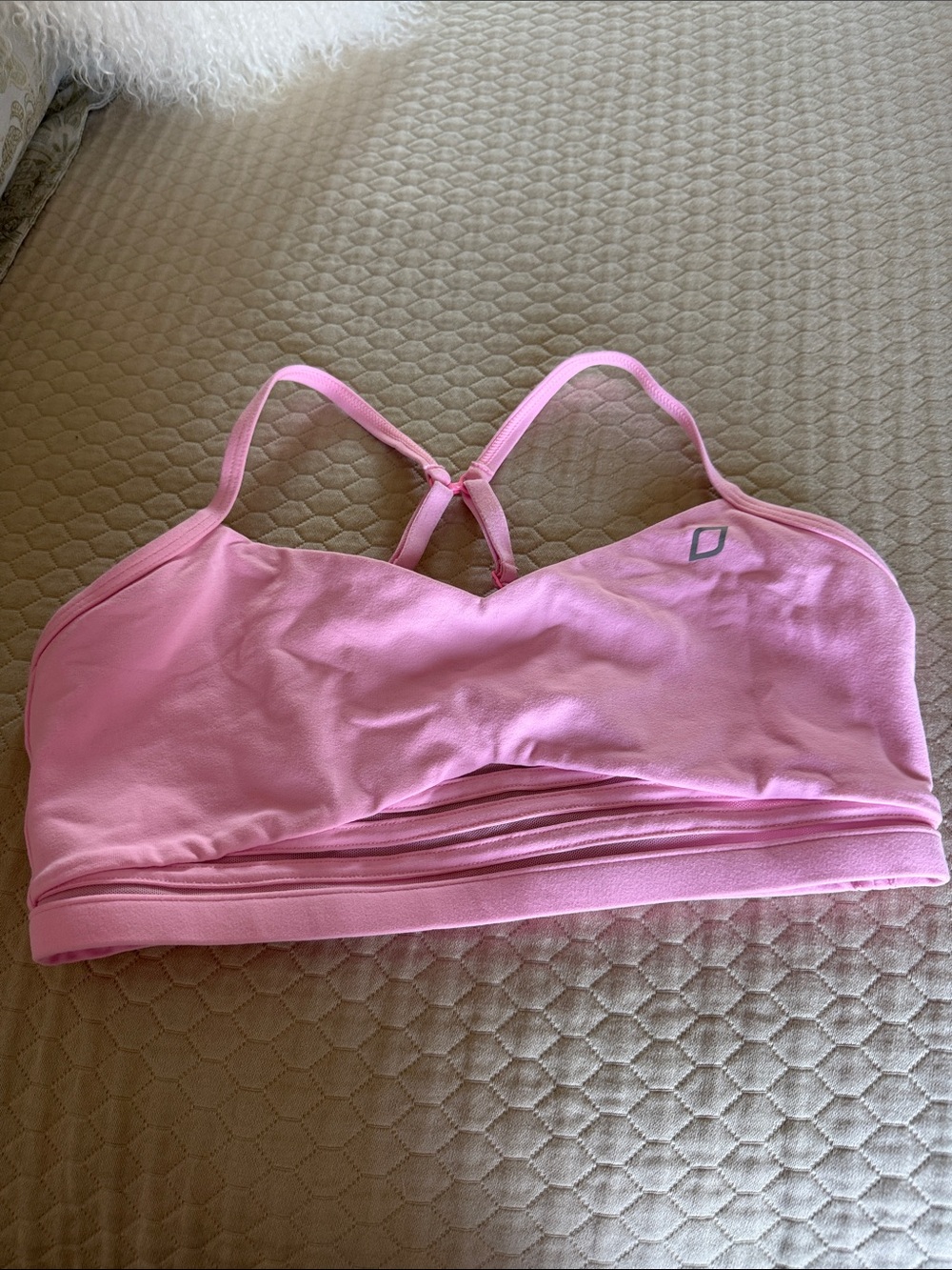 Lorna Jane Pink Strappy Sports Bralette
